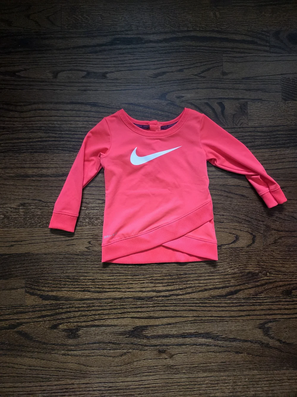 Kids Nike Pink Dri-FIT Top & Purple Leggings Set - Picture 2 of 4